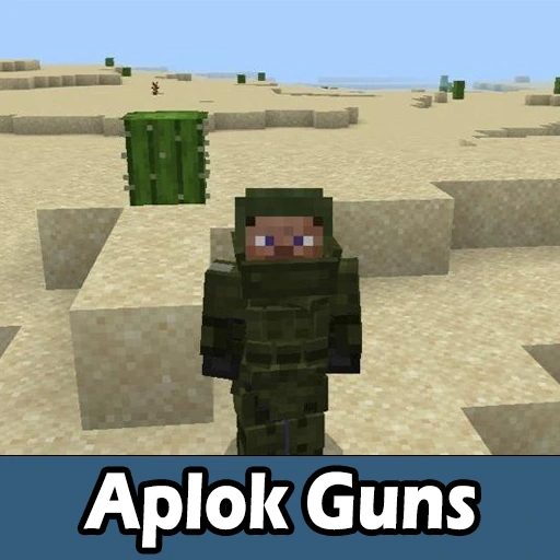 Aplok Guns Mod for Minecraft PE
