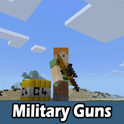 Military Weapons Mod for Minecraft PE