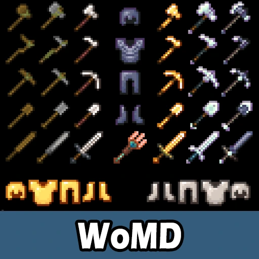 WoMD – A Weapon Retexture Mod for Minecraft PE